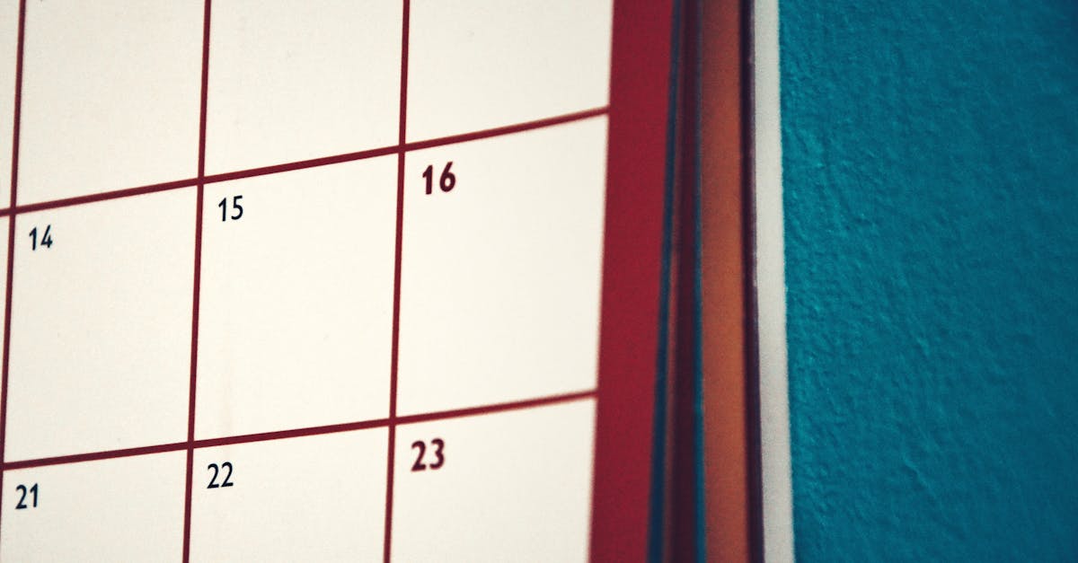 découvrez notre guide complet sur les semaines : gestion du temps, planification efficace, astuces pour optimiser vos journées et bien plus encore. transformez votre manière d'organiser vos semaines pour une productivité accrue et un équilibre de vie idéal.